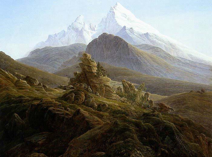 Caspar David Friedrich The Watzmann Sweden oil painting art